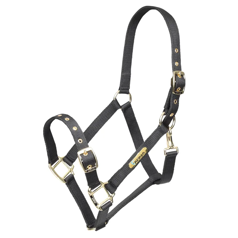 Shires Arma Adjustable Headcollar - Black